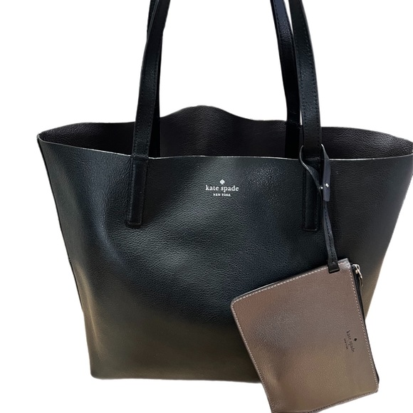 Kate Spade Tote bag Reversible black and gun metal color - Picture 7 of 12